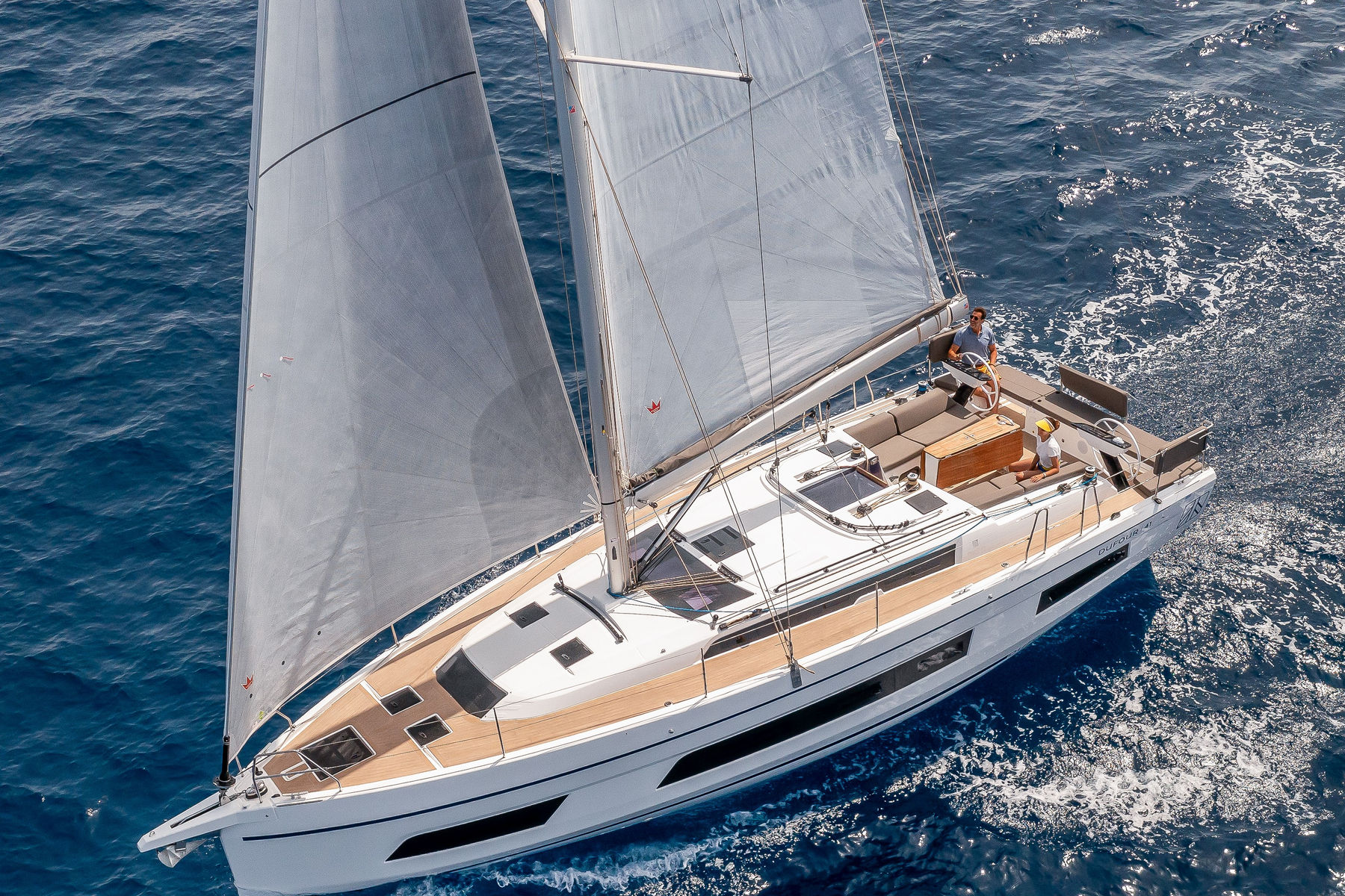 Dufour 41 exterior, interior and detail view 1
