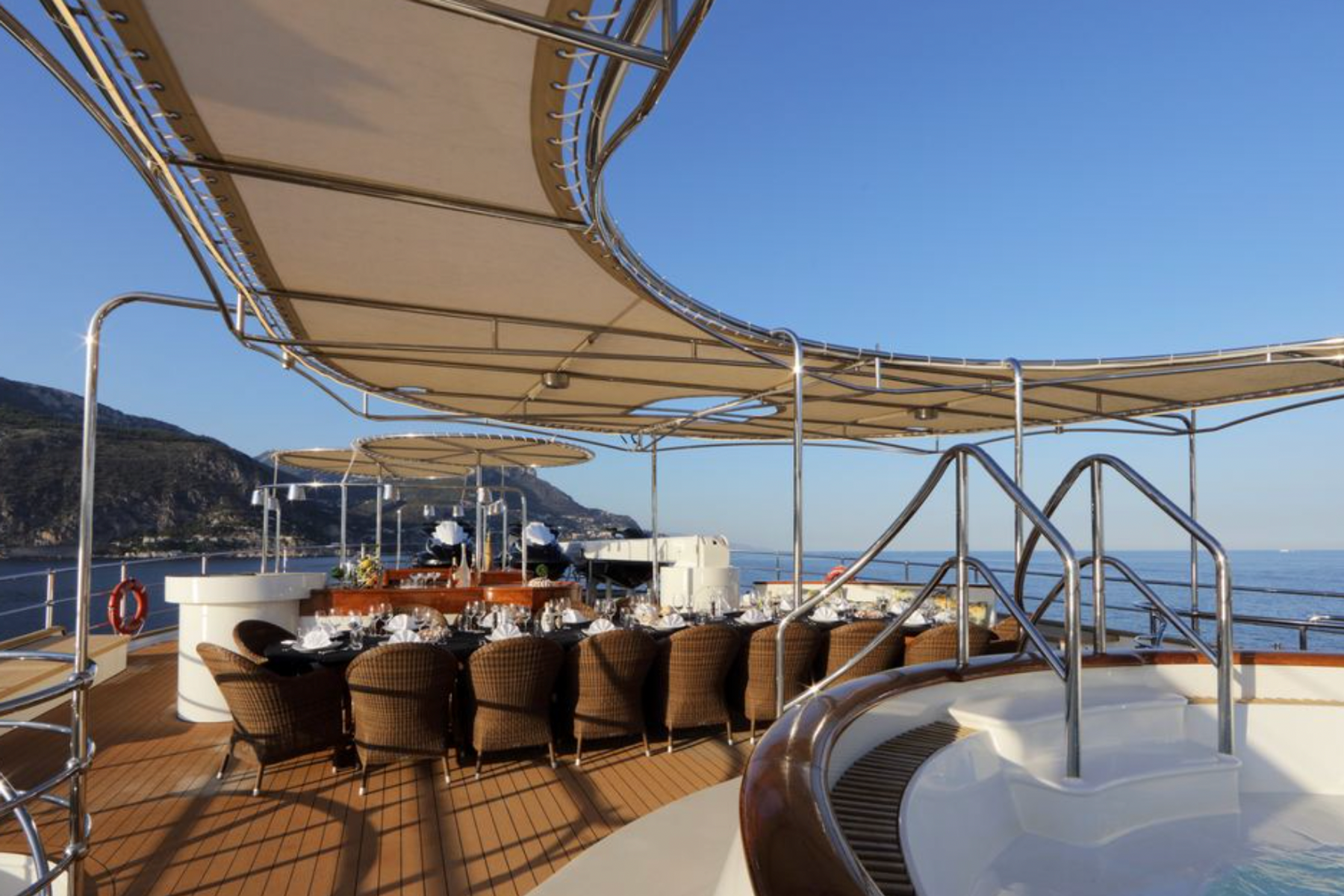 Sherakhan charter yacht exterior, interior and amenity view 4