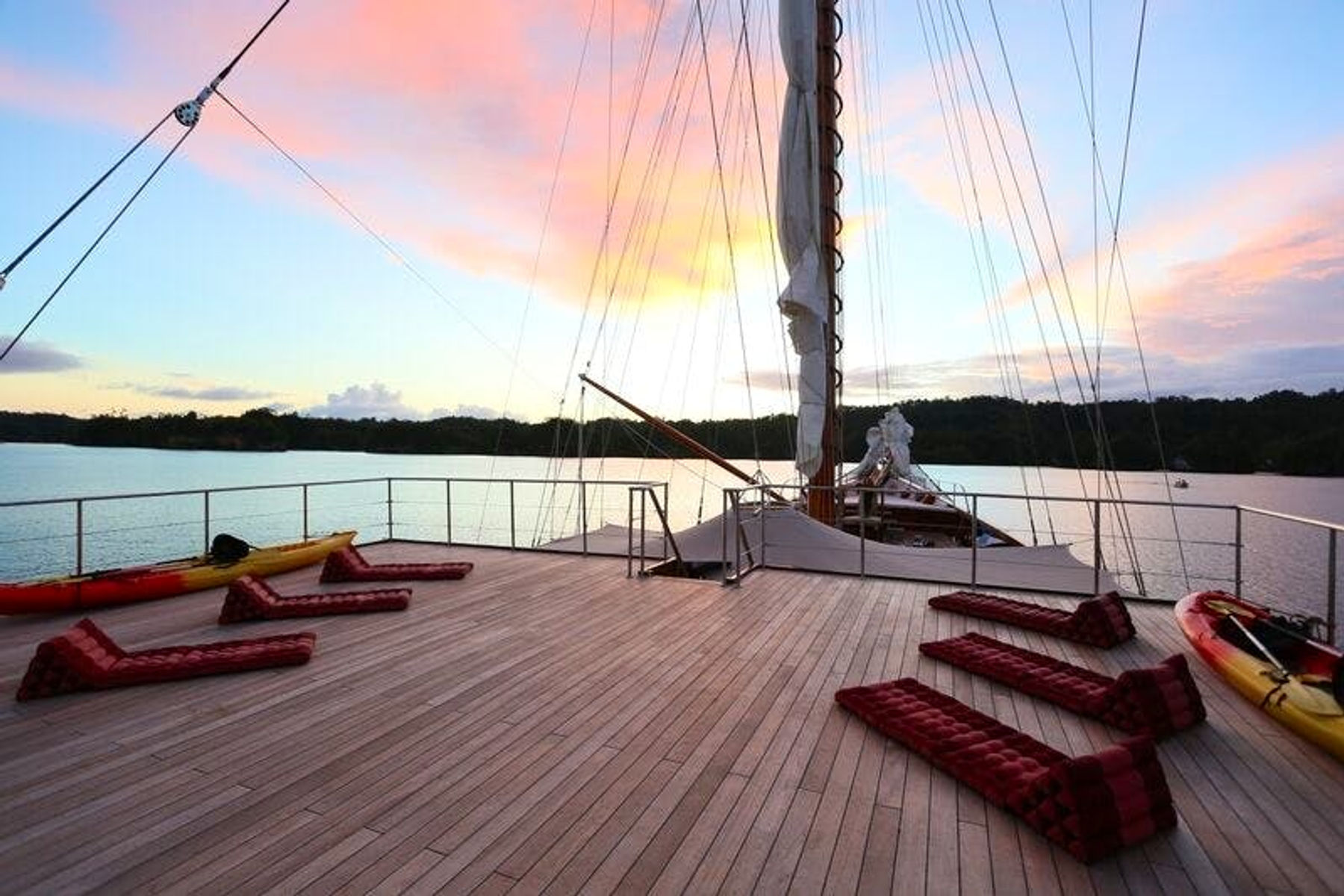 Lamima charter yacht exterior, interior and amenity view 3