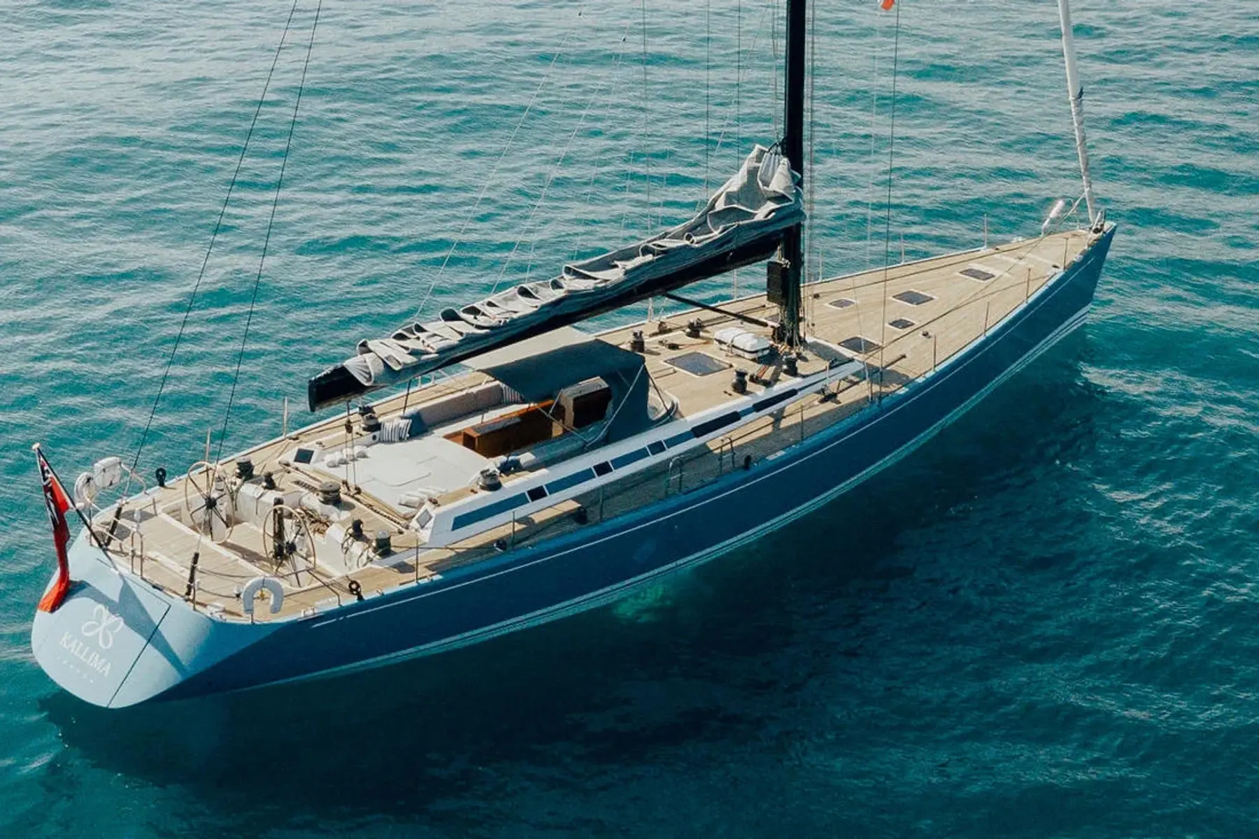 Kallima charter yacht cruising in West Mediterranean