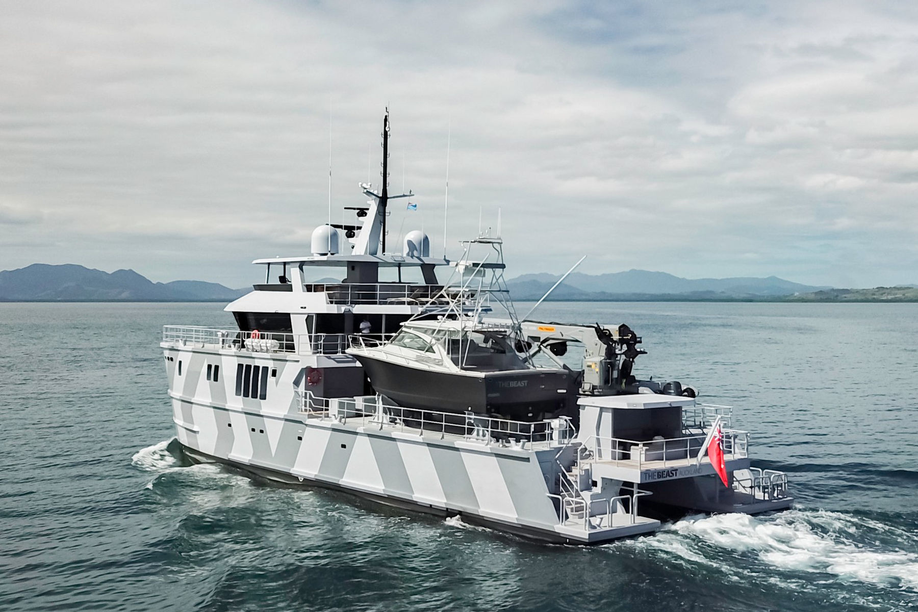 The Beast charter yacht exterior, interior and amenity view 3