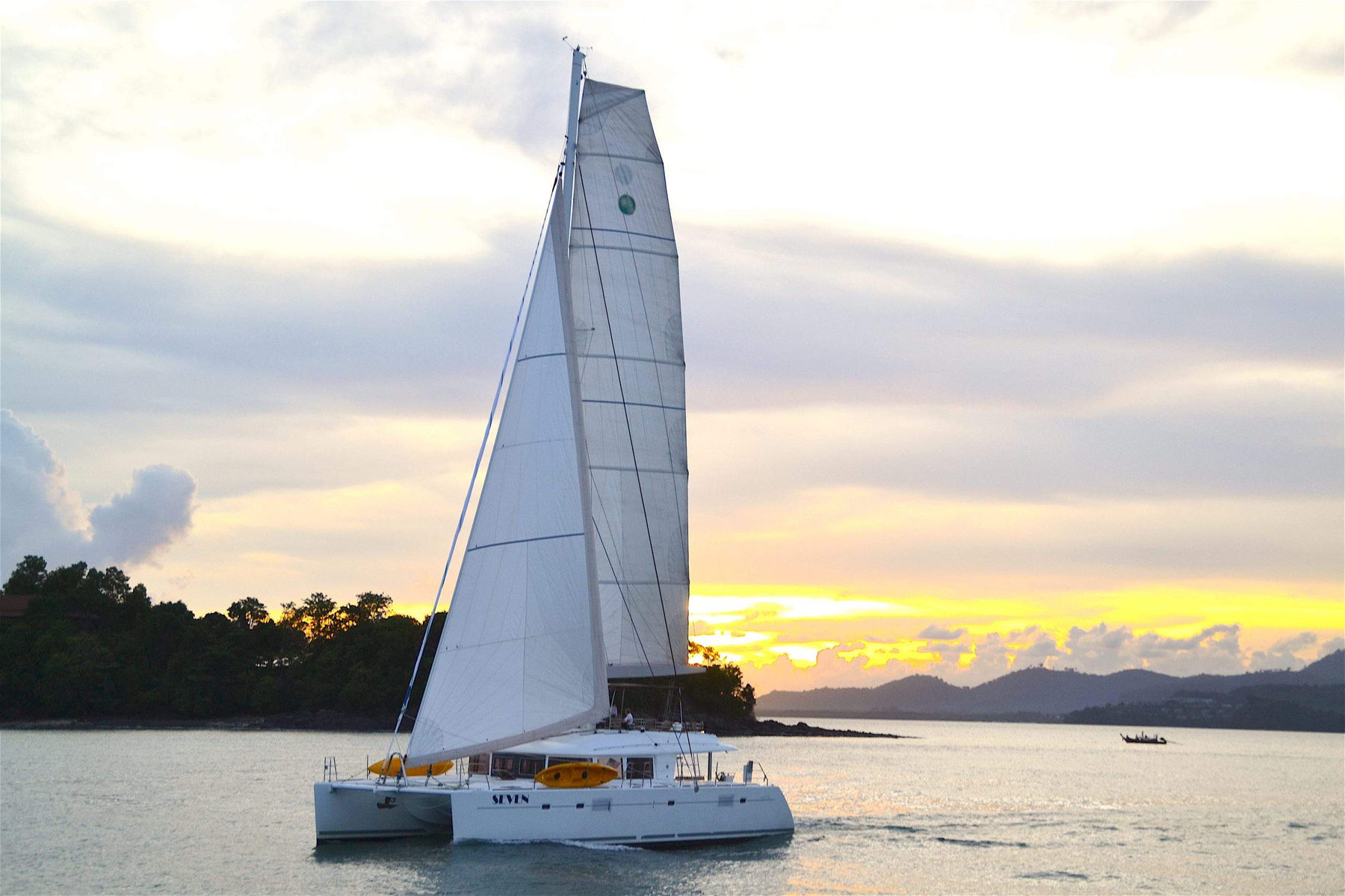 Lagoon 56 charter yacht exterior, interior and amenity view 3