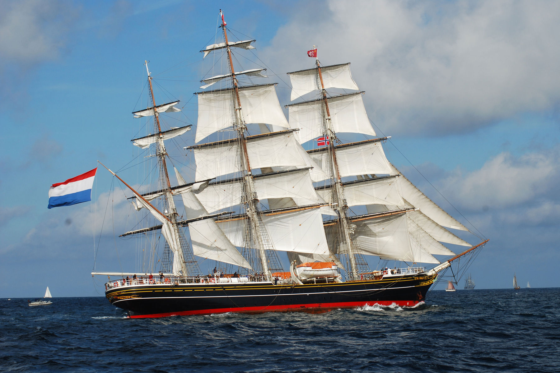 Stad Amsterdam charter yacht cruising in Americas