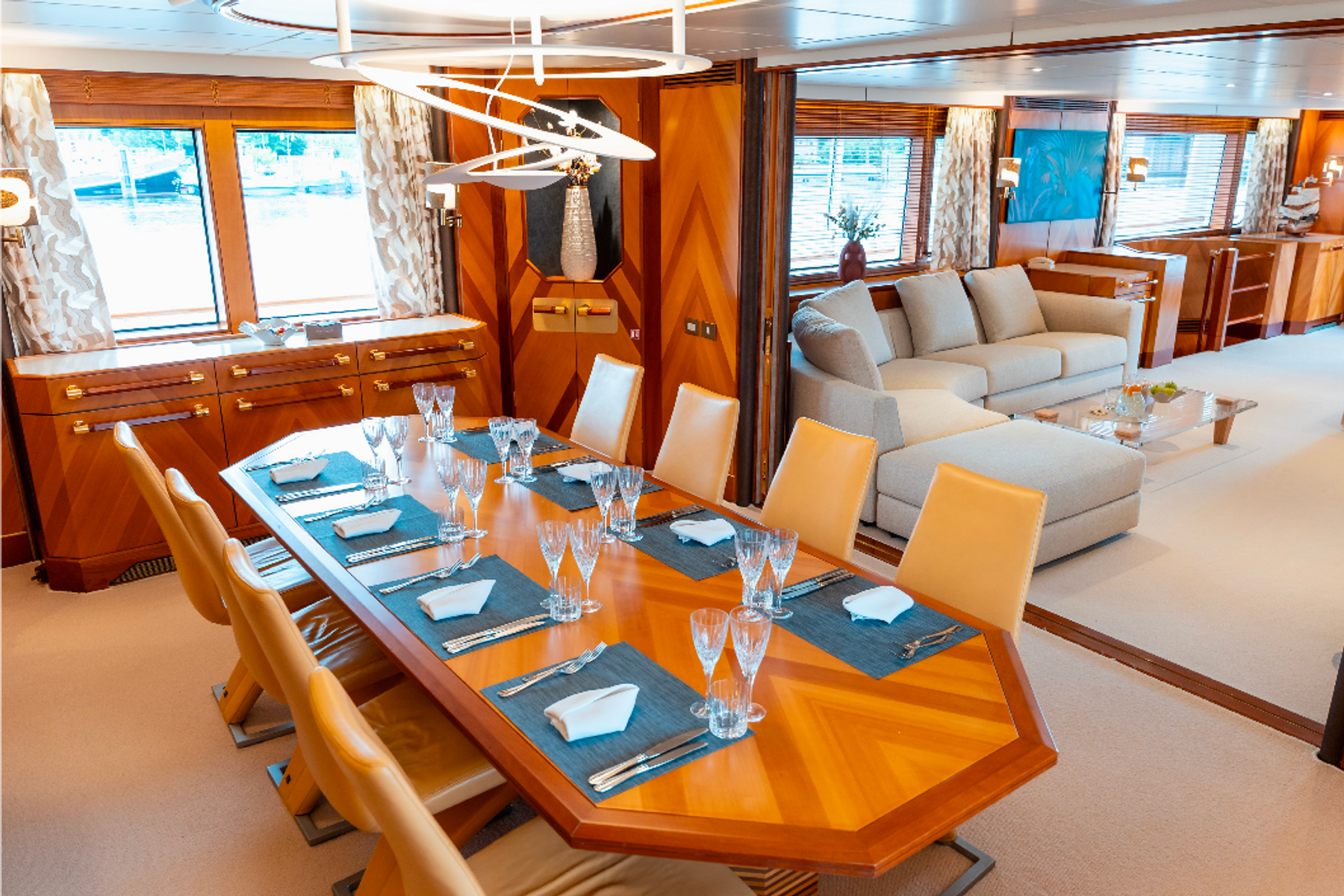 Sheergold charter yacht exterior, interior and amenity view 1