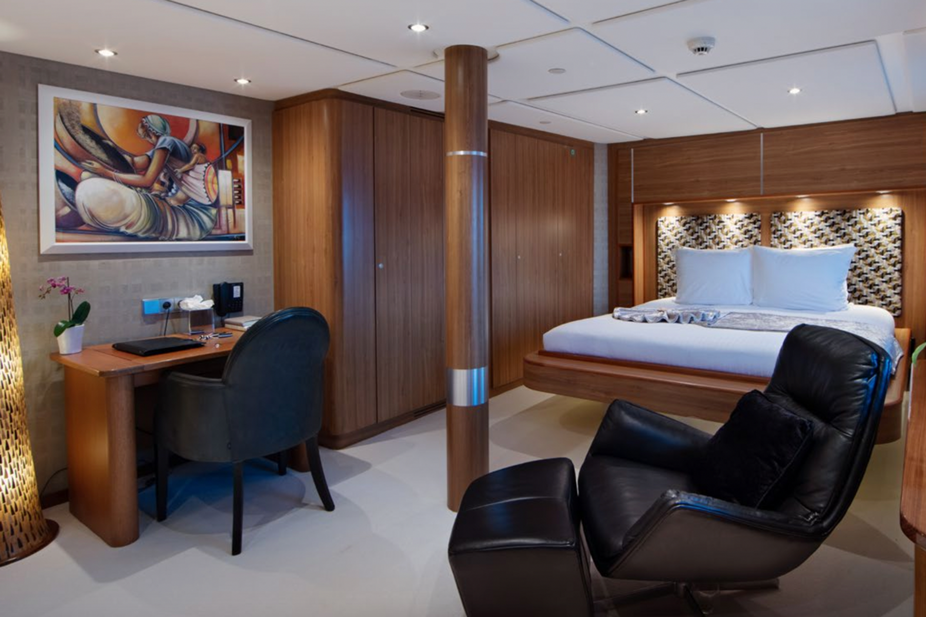 Sherakhan charter yacht exterior, interior and amenity view 7