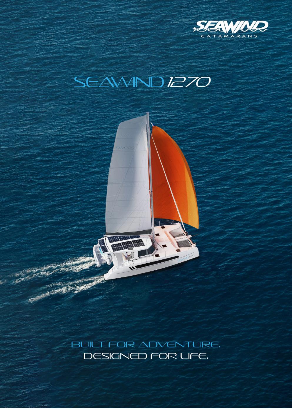Seawind 1270 sailing yacht underway