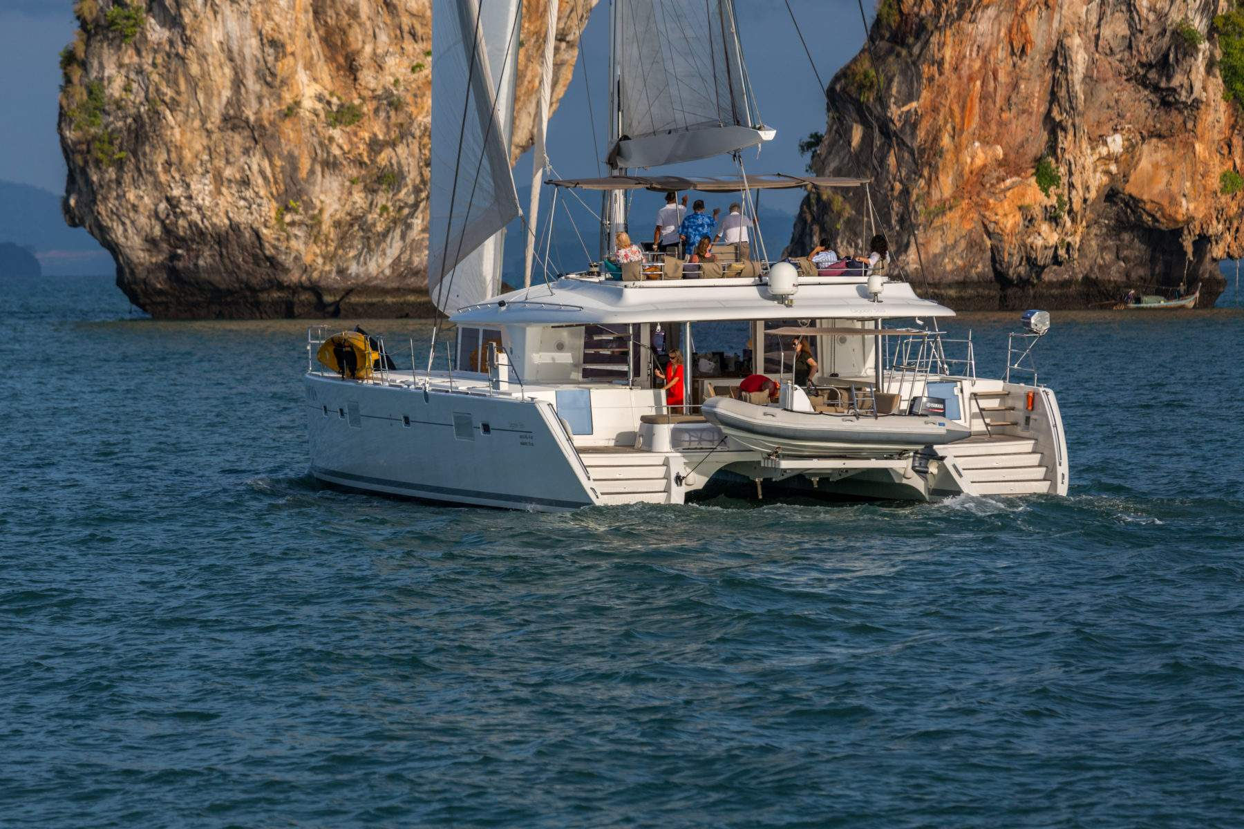 Lagoon 56 charter yacht exterior, interior and amenity view 4